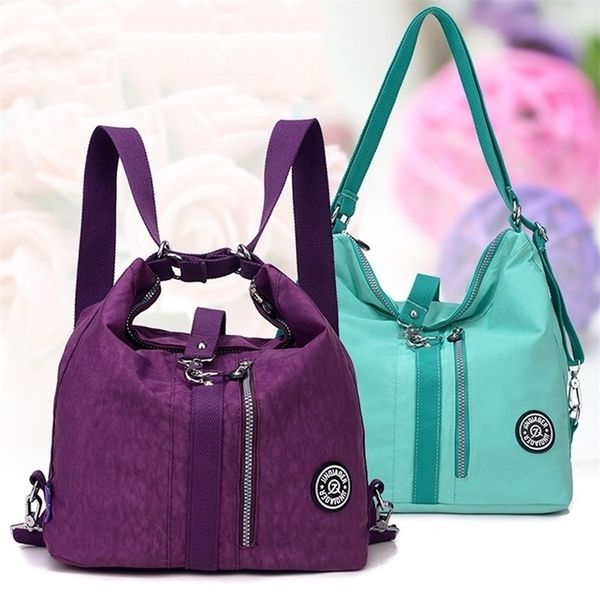3 in 1 women bags multifunction backpack shoulder nylon cloth tote reusable shopping ladys travel crossbody 220713
3 in 1 women bags multifunction backpack shoulder nylon cloth tote reusable shopping ladys travel crossbody 220713