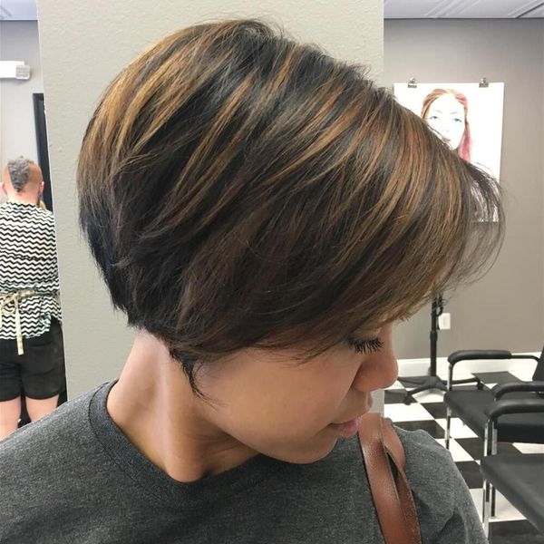 short pixie cut straight wigs for black women human hair ombre gold blonde bob full machine made wig, Black;brown
short pixie cut straight wigs for black women human hair ombre gold blonde bob full machine made wig, Black;brown