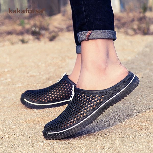 kakaforsa summer men sandals hollow out mesh breathable slippers fashion outdoor beach sandal couple flip flops beach slippers, Black
kakaforsa summer men sandals hollow out mesh breathable slippers fashion outdoor beach sandal couple flip flops beach slippers, Black