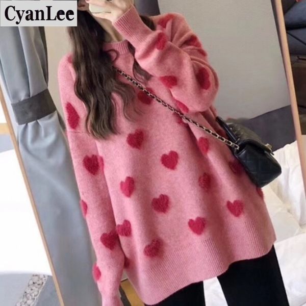 korean loose sweater women jumper fall winter korean kawaii cute pullover sweater female knitwear y200910, White;black
korean loose sweater women jumper fall winter korean kawaii cute pullover sweater female knitwear y200910, White;black