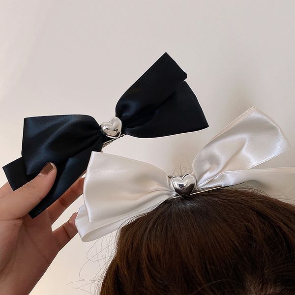 french art barrettes side love heart bow tie bangs duckbill clip barrettes back head fresh cropped hair clip, Slivery;golden
french art barrettes side love heart bow tie bangs duckbill clip barrettes back head fresh cropped hair clip, Slivery;golden