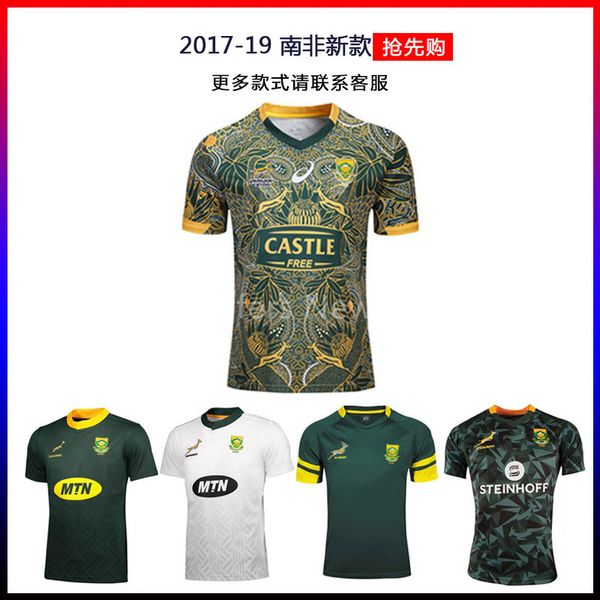 rugby jersey for the 100th t shirts anniversary of south africa in 2019, White;black
rugby jersey for the 100th t shirts anniversary of south africa in 2019, White;black