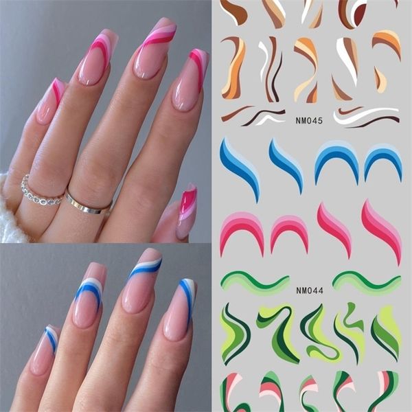 12patterns colors wave line flower nail water swirl ribbon silder for nails art transfer sticker nailswag slider decals 220711, Black
12patterns colors wave line flower nail water swirl ribbon silder for nails art transfer sticker nailswag slider decals 220711, Black
