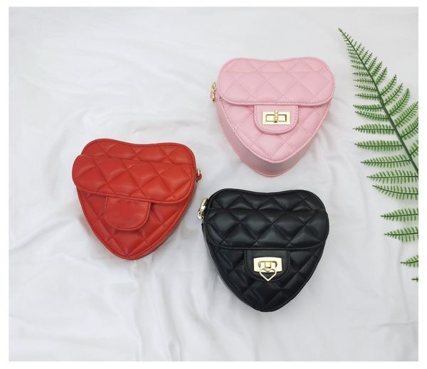 designer kids love heart handbags fashion girls pu rhombus chain single shoulder bag kids metals letter messenger bags accessories wallets f, Black
designer kids love heart handbags fashion girls pu rhombus chain single shoulder bag kids metals letter messenger bags accessories wallets f, Black