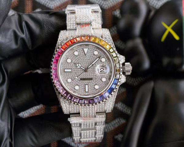 designer watches square diamond rainbow series 41mm size 2836 movement 904 stainless steel sapphire glass 18k vacuum plating never fade yx2h, Slivery;golden
designer watches square diamond rainbow series 41mm size 2836 movement 904 stainless steel sapphire glass 18k vacuum plating never fade yx2h, Slivery;golden
