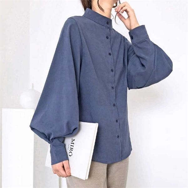chic lantern sleeve women blouses spring autumn single breasted shirts office ladies blouse solid shirts blusas mujer 210702, White
chic lantern sleeve women blouses spring autumn single breasted shirts office ladies blouse solid shirts blusas mujer 210702, White