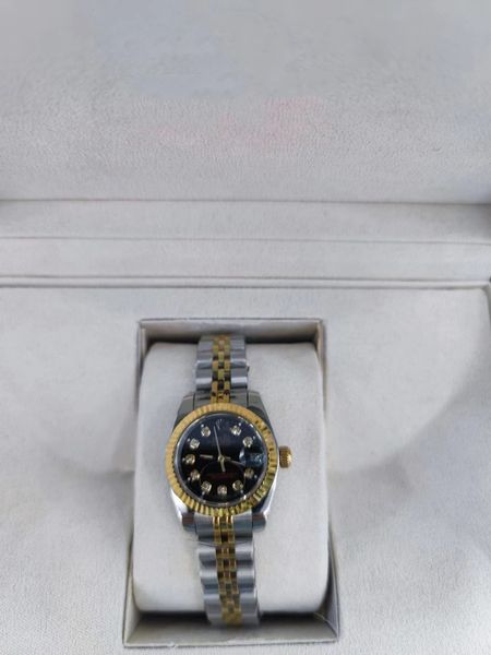 with original box ladies watch women's man 26mm diamond dial 2813 steel 18k yellow gold jubilee bracelet automatic mechanical lady wome, Slivery;brown
with original box ladies watch women's man 26mm diamond dial 2813 steel 18k yellow gold jubilee bracelet automatic mechanical lady wome, Slivery;brown