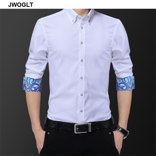 autumn new men cotton casual shirt regular fit button long sleeve shirts korean harajuku male blouse 210412, White;black
autumn new men cotton casual shirt regular fit button long sleeve shirts korean harajuku male blouse 210412, White;black