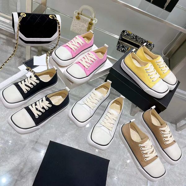 2022 lastest trend brand designer women casual shoes classic pure color letter embroidery square toes flat soled low cut canvas shoe stylish
2022 lastest trend brand designer women casual shoes classic pure color letter embroidery square toes flat soled low cut canvas shoe stylish