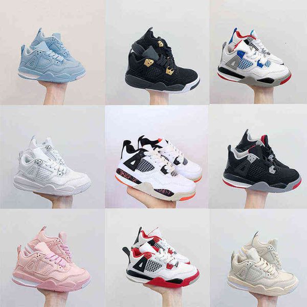 new 4 kids basketball shoes children outdoor sports shoes gym red chicago 4s luxury athletic boy girls sneakers, Black
new 4 kids basketball shoes children outdoor sports shoes gym red chicago 4s luxury athletic boy girls sneakers, Black