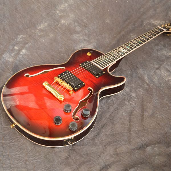chinese electric guitar custom mahogany body les flame maple 6 strings trasparent gradient red color
chinese electric guitar custom mahogany body les flame maple 6 strings trasparent gradient red color
