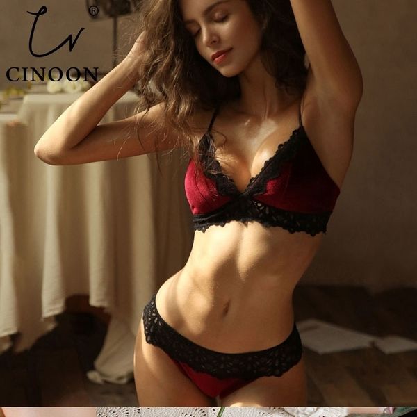 cin velvet bra set luxury lace trim underwear women lingerie soft comfortable brassier vs underwear women set y200415, Red;black
cin velvet bra set luxury lace trim underwear women lingerie soft comfortable brassier vs underwear women set y200415, Red;black