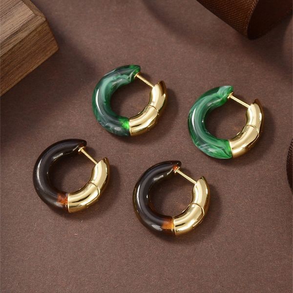 new amber earrings stud retro light luxury ins tide niche temperament wild sweet fashion jewelry accessories, Golden;silver
new amber earrings stud retro light luxury ins tide niche temperament wild sweet fashion jewelry accessories, Golden;silver