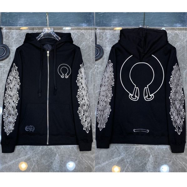 fashion mens loose sweatshirts classic brand ch designer hoodie horseshoe sanskrit print luxury zipper jacket pullover hooded coat women sw, Black
fashion mens loose sweatshirts classic brand ch designer hoodie horseshoe sanskrit print luxury zipper jacket pullover hooded coat women sw, Black