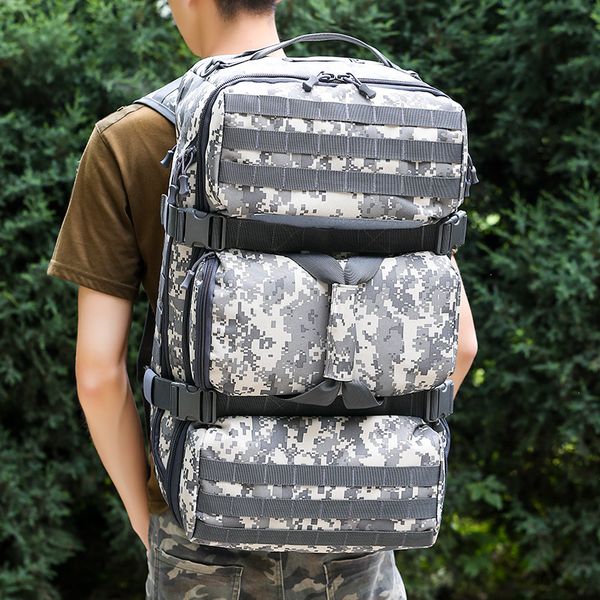 60l outdoor hunting tactical backpacks mountaineering large hiking backpacks camping equipment travel rucksack
60l outdoor hunting tactical backpacks mountaineering large hiking backpacks camping equipment travel rucksack
