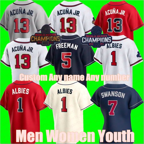 2022 world series champion men women youth baseball jerseys ronald acuna jr. atlanta marcell ozuna freddi an dansby swanson brave deion sand, Blue;black
2022 world series champion men women youth baseball jerseys ronald acuna jr. atlanta marcell ozuna freddi an dansby swanson brave deion sand, Blue;black