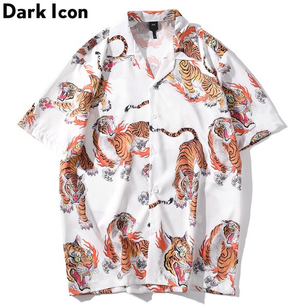 dark icon tiger full print hip hop shirt men women summer streetwear s casual s for 220606, White;black
dark icon tiger full print hip hop shirt men women summer streetwear s casual s for 220606, White;black