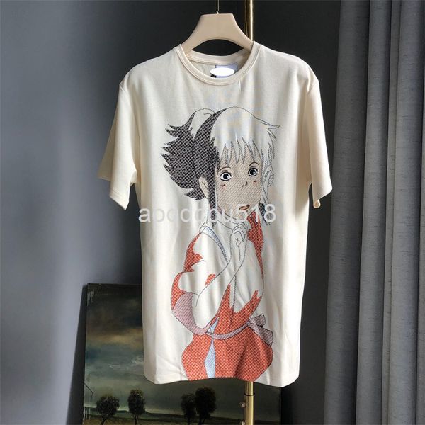 women's t-shirt nanyou gaohuoluo family short sleeved t-shirt women's early spring style loose temperament cartoon pattern embroid, White
women's t-shirt nanyou gaohuoluo family short sleeved t-shirt women's early spring style loose temperament cartoon pattern embroid, White