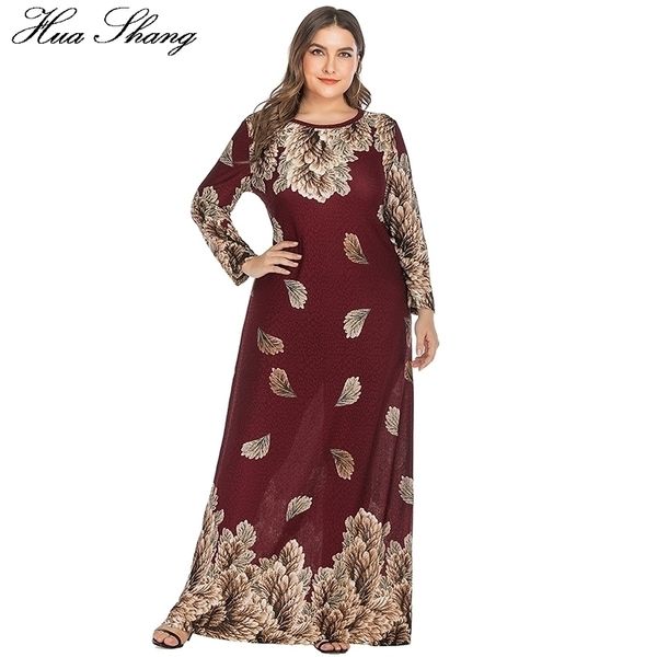 long sleeve women winter dress plus size leaves print red casual party dress loose oversized ladies tunic maxi long dresses y200805, Black;pink
long sleeve women winter dress plus size leaves print red casual party dress loose oversized ladies tunic maxi long dresses y200805, Black;pink
