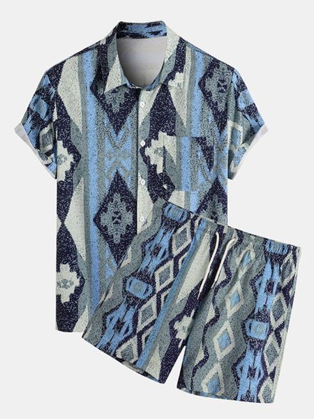 men's tracksuits men's tracksuits men thin outfits sets retro ethnic style stripe printed holiday short sleeve two pieces vacation, Gray
men's tracksuits men's tracksuits men thin outfits sets retro ethnic style stripe printed holiday short sleeve two pieces vacation, Gray