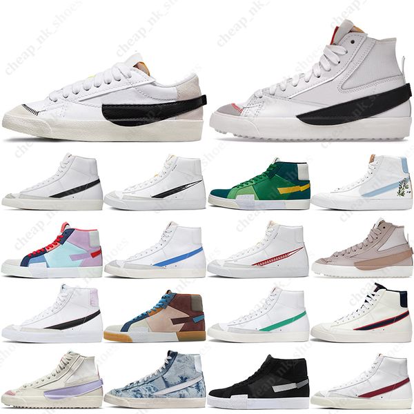 men women designer shoes casual sport sneakers blazer mid 77 orange sail mismatch university blue pink oxford outdoor trainers skateboard ch, Black
men women designer shoes casual sport sneakers blazer mid 77 orange sail mismatch university blue pink oxford outdoor trainers skateboard ch, Black