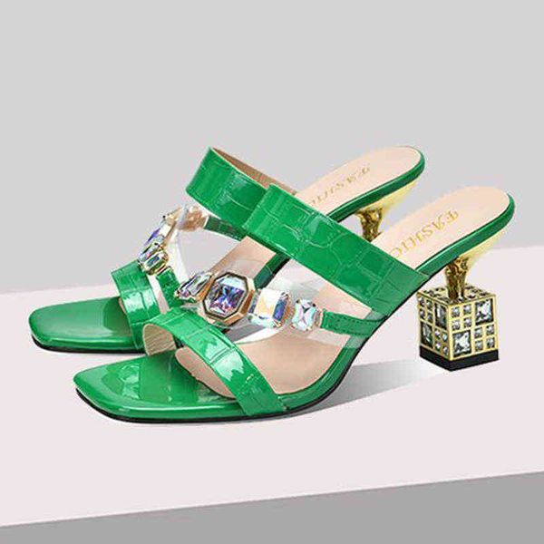 rimocy fashion rhinestones sandals women new square toe strange style slippers woman pu leather crystal high heels shoes 220528, Black
rimocy fashion rhinestones sandals women new square toe strange style slippers woman pu leather crystal high heels shoes 220528, Black