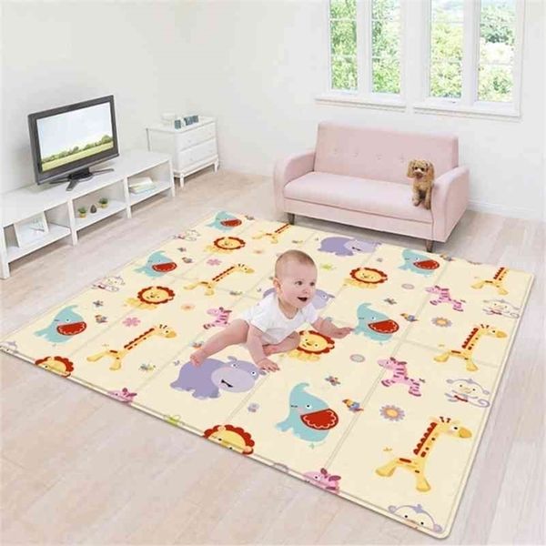 180x100cm children's mat foldable toys cartoon baby play mat double-sided baby climbing pad kids rug waterproof games mats gift 210402
180x100cm children's mat foldable toys cartoon baby play mat double-sided baby climbing pad kids rug waterproof games mats gift 210402