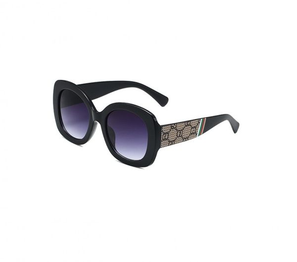 

9091 Designer Sunglasses black frame small round lens Fashion Trend Anti-Glare Uv400 Casual Eyeglasses For Women luxury Classic gooci Retro Sun Glasses