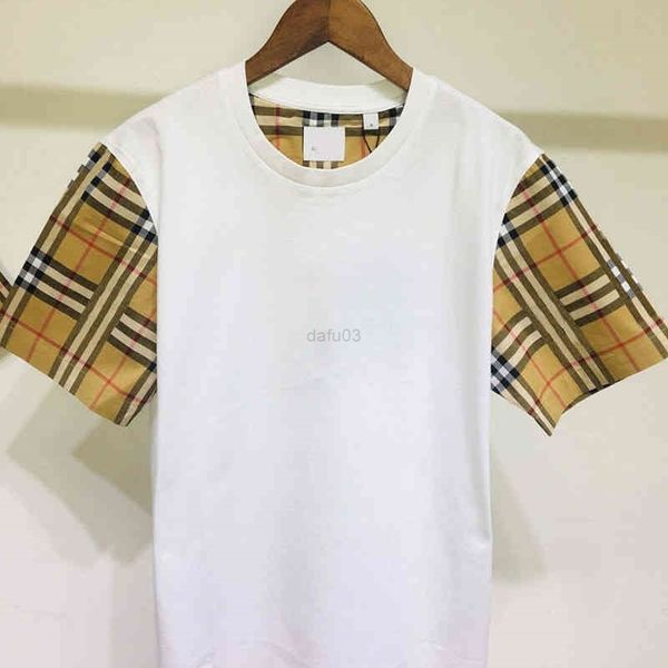 fashion designer brand new summer plaid stitched short sleeve plaid sleeve multi-functional couples casual men and women t-shirt g220725, White
fashion designer brand new summer plaid stitched short sleeve plaid sleeve multi-functional couples casual men and women t-shirt g220725, White