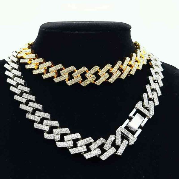 discount men's hip hop chain gold plated bling rhintone diamond iced out cuban link chain necklace, Silver
discount men's hip hop chain gold plated bling rhintone diamond iced out cuban link chain necklace, Silver