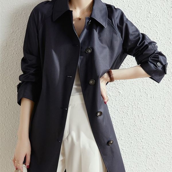 spring and autumn midlength womens trench british style allmatch coat singlebreasted loose khaki women spring jackets 220722, Tan;black
spring and autumn midlength womens trench british style allmatch coat singlebreasted loose khaki women spring jackets 220722, Tan;black