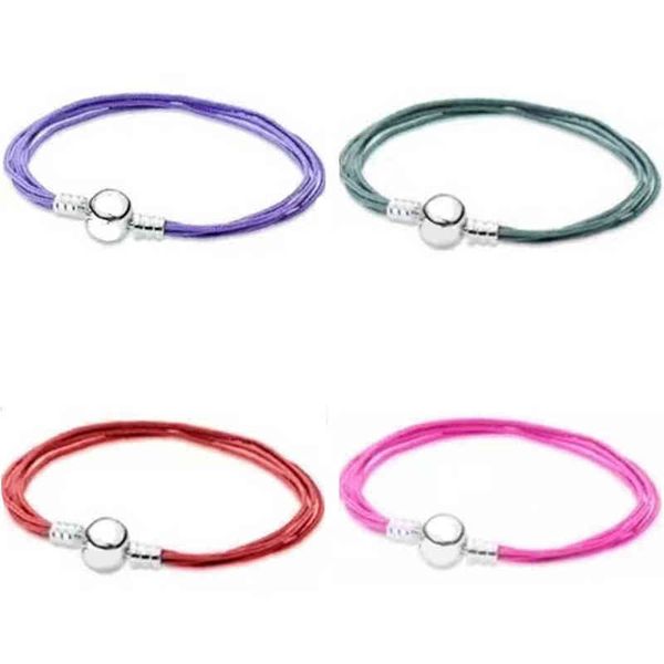2021 new 100% 925 sterling silver charming multicolor leather rope bracelet fit diy europe women original fashion jewelry gift aa220315, Golden;silver
2021 new 100% 925 sterling silver charming multicolor leather rope bracelet fit diy europe women original fashion jewelry gift aa220315, Golden;silver