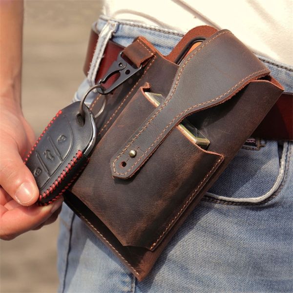 crazy horse genuine leather waist packs men casual small fanny pack belt loops hip bum bag waist bag phone pouch purses 220507
crazy horse genuine leather waist packs men casual small fanny pack belt loops hip bum bag waist bag phone pouch purses 220507