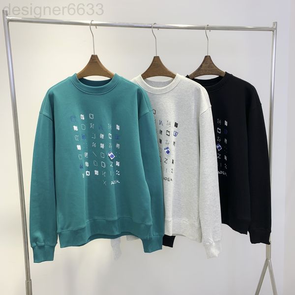women's hoodies & sweatshirts designer ader long sleeved dili reba same style spring and autumn intensive small label heavy industry me, Black
women's hoodies & sweatshirts designer ader long sleeved dili reba same style spring and autumn intensive small label heavy industry me, Black