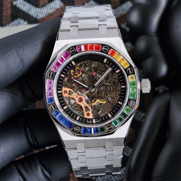 montre de luxe men watches 41x13mm fully automatic machinery steel case luxury watch wristwatches waterproof, Slivery;brown
montre de luxe men watches 41x13mm fully automatic machinery steel case luxury watch wristwatches waterproof, Slivery;brown
