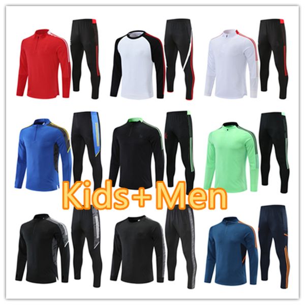 men and kids soccer tracksuit jacket futbol men long sleeves survetement sets sportswear training suits football tracksuits, Black
men and kids soccer tracksuit jacket futbol men long sleeves survetement sets sportswear training suits football tracksuits, Black