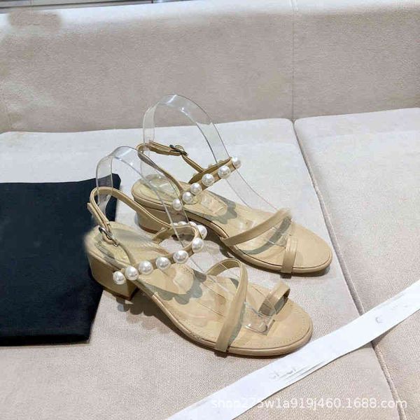 sandals xiaoxiangfeng pearl sandals women's spring and summer white toe slip on high heels thick heel, Black
sandals xiaoxiangfeng pearl sandals women's spring and summer white toe slip on high heels thick heel, Black