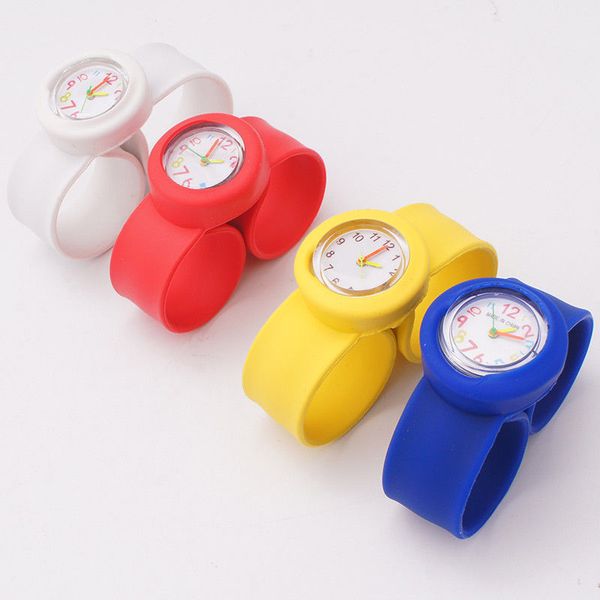 children's rubber jelly slap snap wrist watch for boys girls kids hand gift ys222, Slivery;brown
children's rubber jelly slap snap wrist watch for boys girls kids hand gift ys222, Slivery;brown