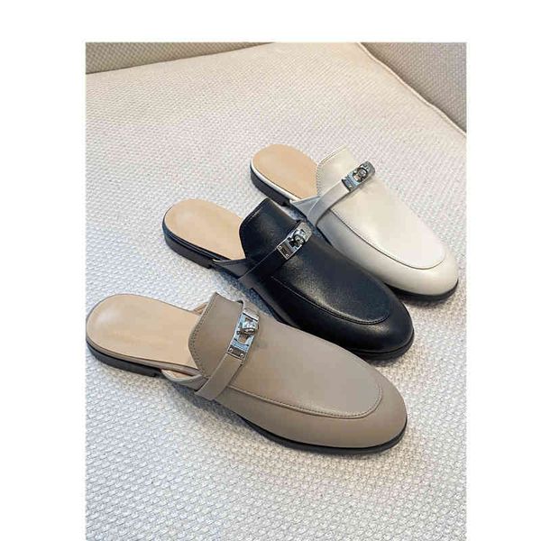 outlet 2022 summer new one foot loafer shoes soft sole comfortable lazy baotou muller shoes buckle semi slippers for external wear, Black
outlet 2022 summer new one foot loafer shoes soft sole comfortable lazy baotou muller shoes buckle semi slippers for external wear, Black