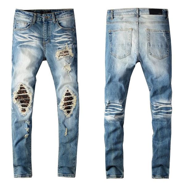 designer men's amirl jeans luxury denim men's fashion streetwear biker ripped tie die man popular 299y, Blue
designer men's amirl jeans luxury denim men's fashion streetwear biker ripped tie die man popular 299y, Blue
