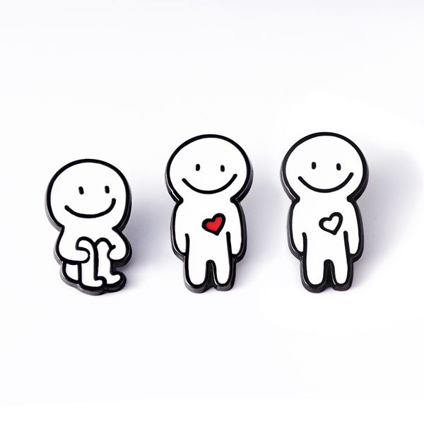 white love badge caring for lonely patients with metal white brooch character brooch wandering gift jewelry, Blue
white love badge caring for lonely patients with metal white brooch character brooch wandering gift jewelry, Blue