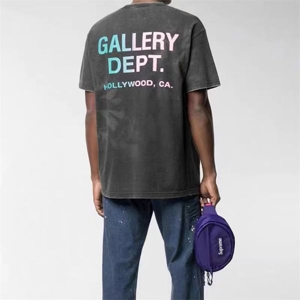 gallerydept designer mens street t-shirts fashion old letters colorful print mens loose short sleeve womens couple tshirt lil, White;black
gallerydept designer mens street t-shirts fashion old letters colorful print mens loose short sleeve womens couple tshirt lil, White;black