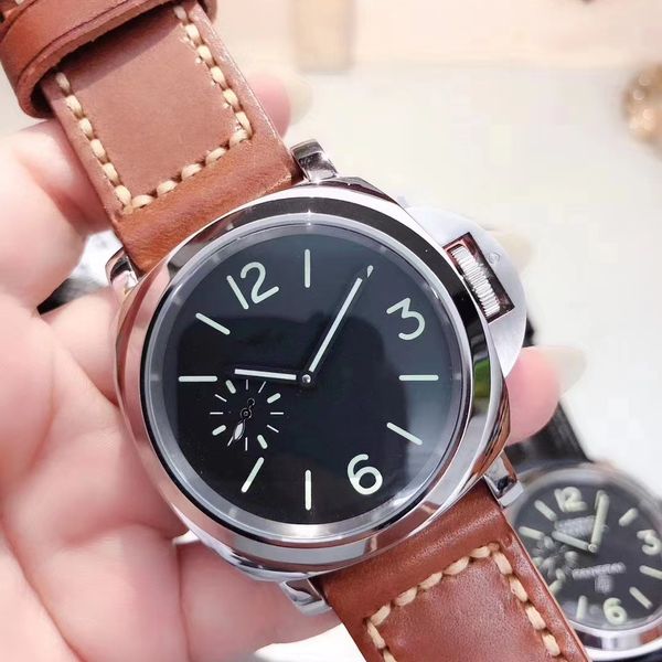 men's watches stainless steel automatic machinery pam01055 black dial sport watch, Slivery;brown
men's watches stainless steel automatic machinery pam01055 black dial sport watch, Slivery;brown