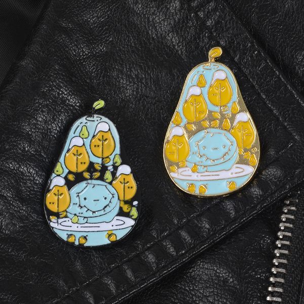 natural forest adventure time brooch cartoon fruit avocado kawaii snow doll pear enamel pin girl boy backpack badge jewelry, Blue
natural forest adventure time brooch cartoon fruit avocado kawaii snow doll pear enamel pin girl boy backpack badge jewelry, Blue