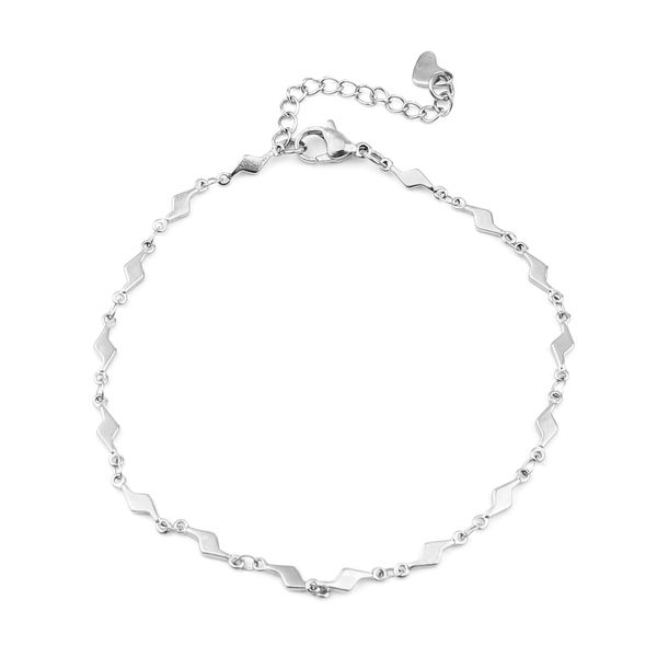 304 stainless steel chain anklet silver color/gold color lightning heart women anklet bracelet on the leg fashion trend, 1 piece, Red;blue
304 stainless steel chain anklet silver color/gold color lightning heart women anklet bracelet on the leg fashion trend, 1 piece, Red;blue