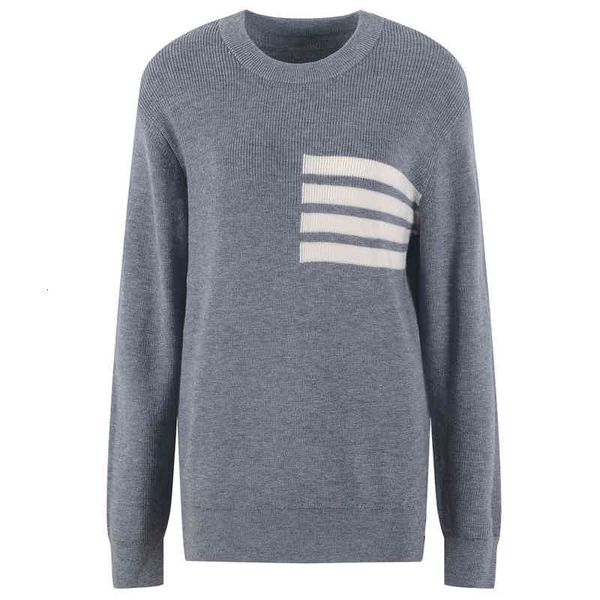 women's knits tees autumn winter round neck tb chest four bar loose korean sweater pullover long sleeve men's and women's 4nv, White
women's knits tees autumn winter round neck tb chest four bar loose korean sweater pullover long sleeve men's and women's 4nv, White