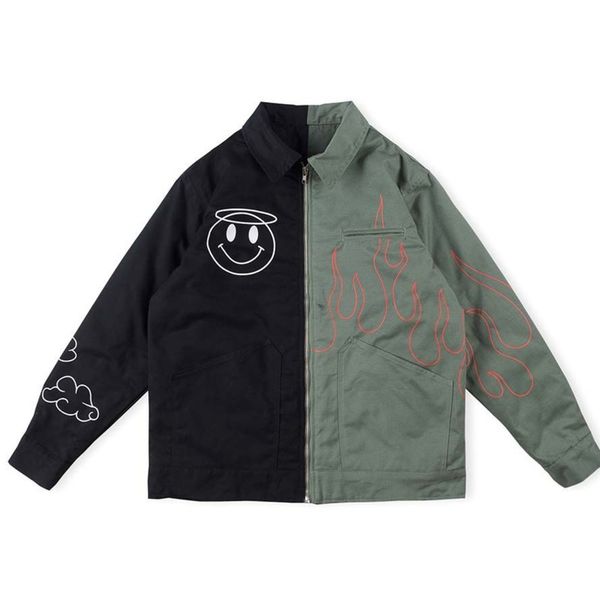 designer men's jackets classic colorblock zip coats fashion casual high street hip hop winter, Black;brown
designer men's jackets classic colorblock zip coats fashion casual high street hip hop winter, Black;brown