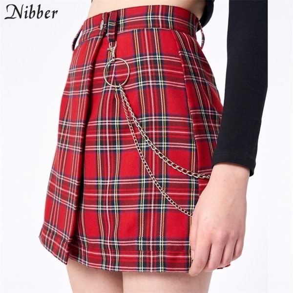 nibber spring vintage red plaid mini skirt summer fashion office lady club party casual short pleated skirts mujer y200326, Black
nibber spring vintage red plaid mini skirt summer fashion office lady club party casual short pleated skirts mujer y200326, Black