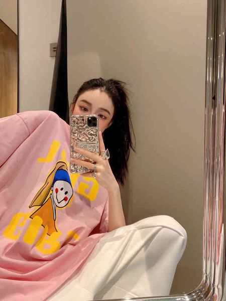 women's t-shirt bbk buyer shop 22ss summer mskin6 minority designer cartoon funny loose short sleeve printed t-shirt 5aud, White
women's t-shirt bbk buyer shop 22ss summer mskin6 minority designer cartoon funny loose short sleeve printed t-shirt 5aud, White