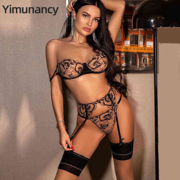 nxy set 3 piece lace bra 2022 ladies embroidered sheer underwire push up lingerie garter 0218, Red;black
nxy set 3 piece lace bra 2022 ladies embroidered sheer underwire push up lingerie garter 0218, Red;black